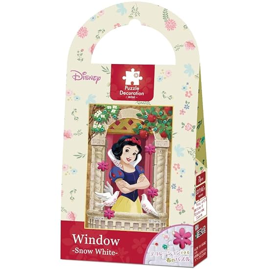 Epoch 70-Piece Jigsaw Puzzle Disney Window -Snow White- [Puzzle Decoration] (10x14.7cm)