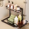 Pull Out Kitchen Bathroom Organizers and Storage, Slide Out Sink Shelf Cabinet Storage Shelves, Multi-Purpose Cabinet Organizer