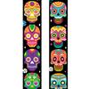 1 Pair Halloween Banner Spooky Skull Pattern Halloween Door Couplets Festival Flag for Home Party Decoration