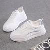 Маленькие белые туфли женские 2025 новые весенне-осенние кожаные универсальные спортивные и повседневные женские туфли весенне-осенние белые туфли для девочек