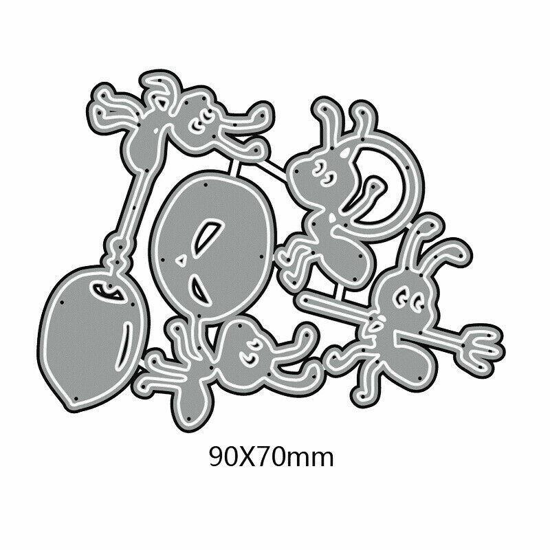 Армейский муравей, металлический трафарет, сделай сам, скрапбукинг, альбом, бумажная карта, тиснение, ремесло, высечка, насекомое