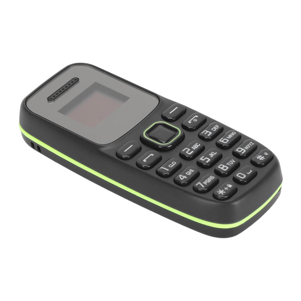 2G Phone Unlocked for Elderly 0.66 Inch Dual SIM GSM Mini Phone Music Player Bluetooth Earphone Big Button Multi