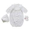 Made In Summer Round Yoke Ceremony Dress for Newborn Comes with Hat and Baby First Shrine Western Clothes 3-piece Set, Japan, Material, Design, Baby,