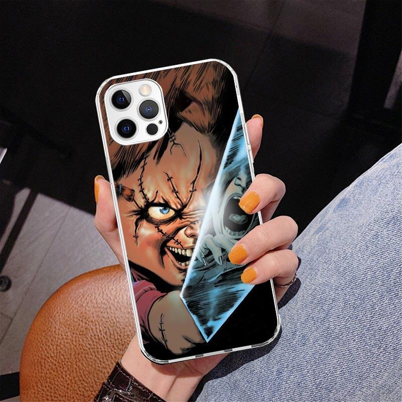 Чехол для телефона Chucky Child's Play для iPhone 17 Air 16 Pro Max 16E 15 + 14 Plus 11 12 13 Mini 7 8 SE Подарочный чехол с принтом Fundas 17 Air