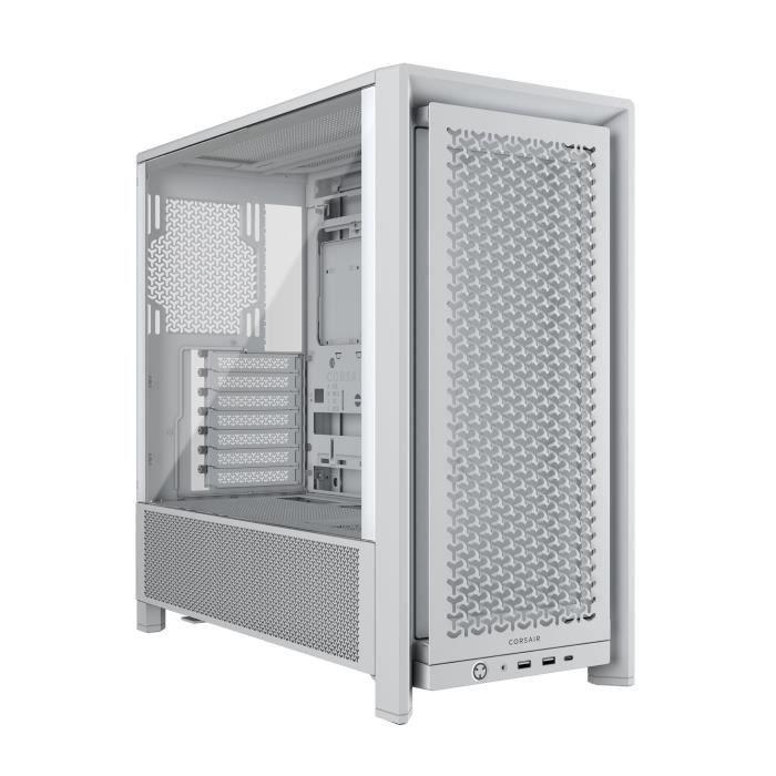 CORSAIR FRAME 4000D Boîtier Modulaire ATX de Taille Moyenne Débit d'air Élevé,InfiniRail Systeme de Montage des Ventilateurs,ASUS