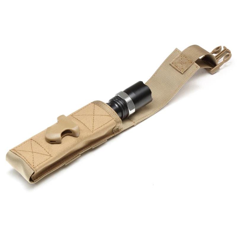 Multi-Purpose Tactical Flashlight Holster Set with MOLLE System