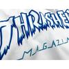 Летняя футболка Thrasher Skateboard Magazine с принтом букв Мужская Женская Оверсайз Хлопок Короткий Рукав Повседневная Уличная Одежда Футболка Топ