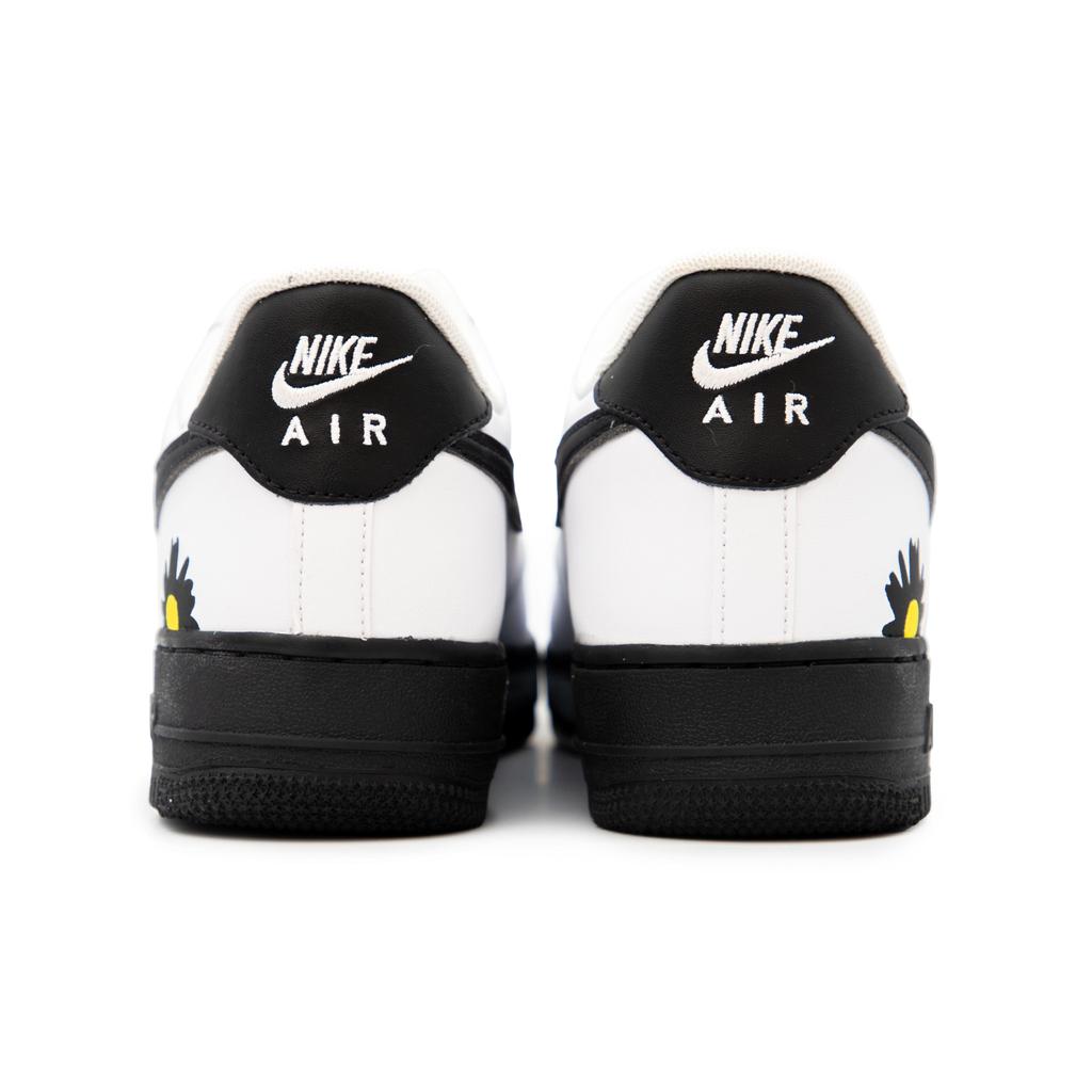 Nike Air Force 1 G Дракон Маленькая Ромашка Покрытие Нескользящие Легкие Низкие Скейтбордические Кроссовки Мужские Черный Белый CK7663-101(Команда241-G-Dragon)