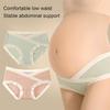 Women Panties Jacquard Mid Waist Seamless Contrast Color Fit Good Breathability Slim Dry Thin Quick Pregnant Postpartum
