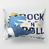 Cartoon Dinosaur Pillowcase Cute Children's Room Cushion Cover Car Sofa Cushion Cover Children's Birthday Gift