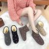 Женская зимняя удобная и модная хлопковая обувь на плоской подошве с плюшевым утеплителем