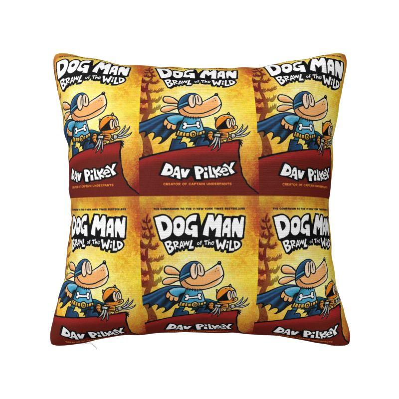 Dogs Man Modern Throw Pillow Cover Bedroom Decoration Car Cushion