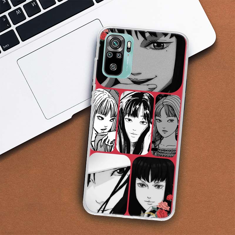 Чехол для телефона с изображением аниме Junji Ito Terror Horror для Xiaomi Redmi Note 10 Pro Max 10S 9 9S 9T 8 8T 11T 11S 11 5G 11E 7 6 5 4X Coque Cove