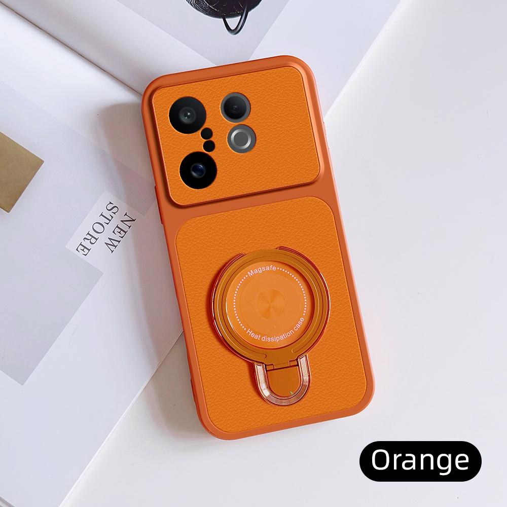 Для Vivo S30 Pro mini Чехол Vivo S30 Чехол Vivo X200 FE Vivo X200 FE Кожаный Чехол Магнитный Держатель Magsafe Держатель Стенд Чехол