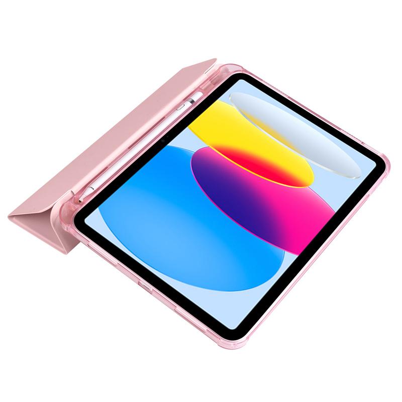 Funda for IPad 10 11 Generation Case PU Leather Soft Back Fold Stand Cover for IPad A16 2025 10th 11th Gen Case with Pen Holder