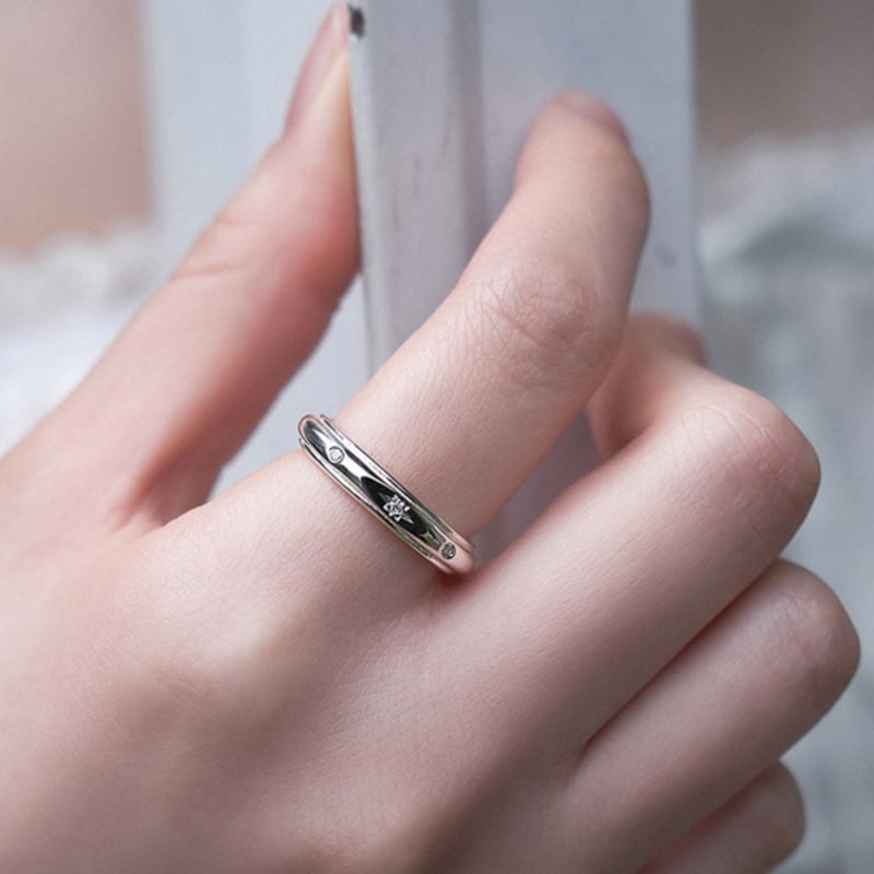 ANOTHER CELL Celeste Noir Ring