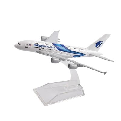 Масштаб 1/400 Модель самолета Airbus A380 авиакомпании Malaysia Airlines Литой металлический самолет