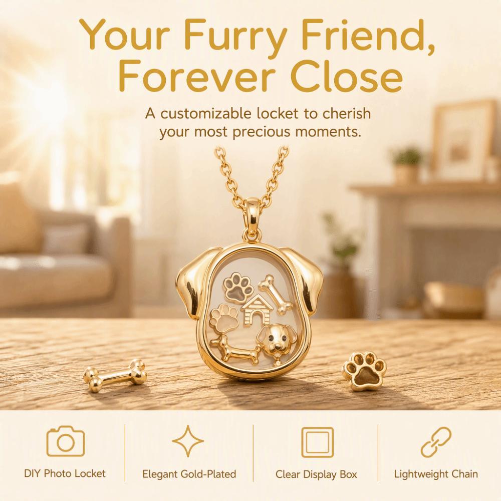 DIY Open Pendant Necklace Adjustable Pendant Collarbone Chain Photo Locket Necklace  Gift Giving