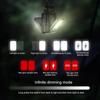 1-4 шт. мини светодиодный COB 800 мАч Многофункциональный брелок-светильник перезаряжаемый сильный магнитный рабочий фонарь уличный брелок портативная лампа