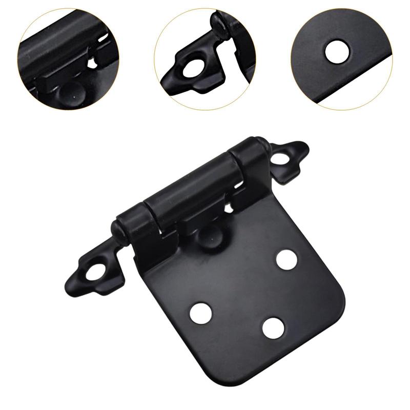 10Pcs Closing Hinges Cupboard Hinges Furniture Hardware Accessories Spring Hinges Easy to Install Cabinet Door Hinges