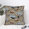 Japanse Kunst Ukiyoe Style Ocean Wave Pillow Cover  Vintage Pillow Case For Office Car Home Decor Comfy Cushion Cover Gift