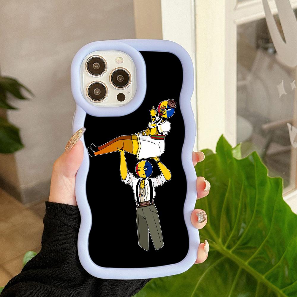 Ae94 Республика Молдова Флаг защитные чехлы для телефонов Samsung S24 Plus S23 Ultra A14 A55 A06 Honor X9b Motorola OnePlus Big Wave TPU задняя крышка