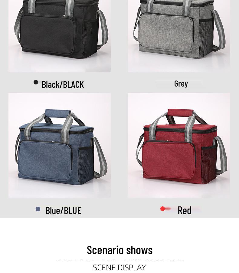 Insulated Outdoor Oxford Cloth Ice Pack Large Capacity Lunch Bag