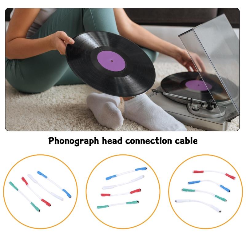Copper Turntables Headshell Cable Wire for Enhances Sound Performances