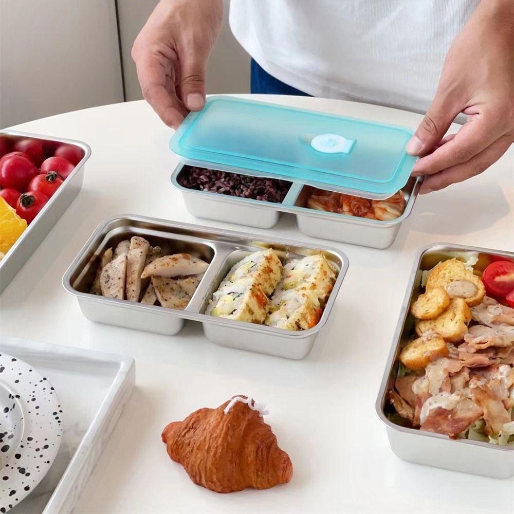 Многоразовый отдельный поднос для приправ, одно- или двухсекционный контейнер для приправ с крышками для пикника