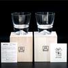 Fuji Tajima Glass Plain Rocks Glass Set Souvenir Grand Prix Edo Edo 60th Celebration Made in Paulownia Wood Includes Views of Mount Fuji Postcard x