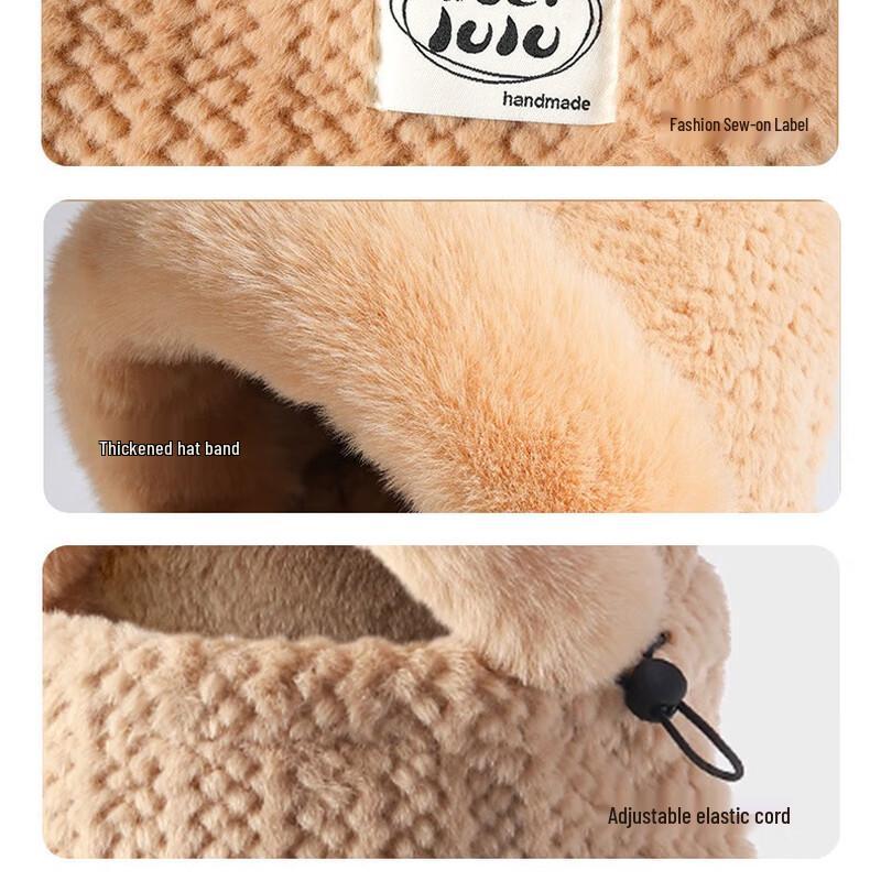 Гутен Зимняя Утепленная Полосатая Вязаная Шапка-Бини