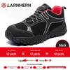 LARNMERN L11236 Дышащие рабочие защитные ботинки с защитой от ударов и проколов