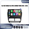 Android Carplay Auto для FIAT DOBLO для OPEL COMBO TOUR 2010 - 2015 Автомобильный радиоприемник с навигацией GPS Мультимедиа Видеоплеер DSP 4G AMI