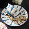 High End French Style Coffee Cups Light Luxury Exquisite Couple Ceramic Cup and Plate Set Household Tableware Couple Gifts