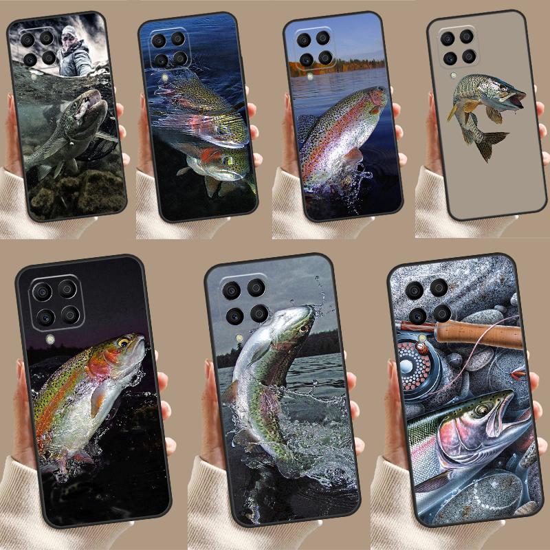 Винтажная рыбалка на форель для Samsung Galaxy M52 M32 M12 M55 M15 M13 M23 M33 M53 M34 M54 M31s M30s M20 M21 M51 Чехол