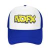Nofx Punk Band Logo Accessories Foam Mesh Trucker Hat Summer Breathable Rock Music Meshback Baseball Cap Sturdy Adjustbale