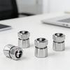AJR1 4Pcs Car Metal Wheel Tyre Valve Caps Stem Covers For Ford Focus Kuga Mondeo Ranger Fiesta Mustang ST Shelby Fusion Edge Escape