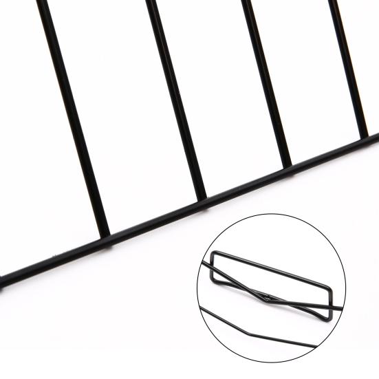 Large Carbon Steel Roasting Rack High-Temperature Resistant Versatile V-shaped Griddle Rib Grilling Rack