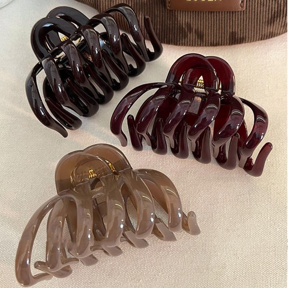 Large Hair Grab Funny Shark Clip Creative Pumpkin Hair Claw  Hair Accessories