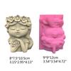 Flower Pot Silicone Mold Angel Girl Succulent Planter Concrete Mold DIY Craft Resin Epoxy Mold DIY Pen Holder Decoration