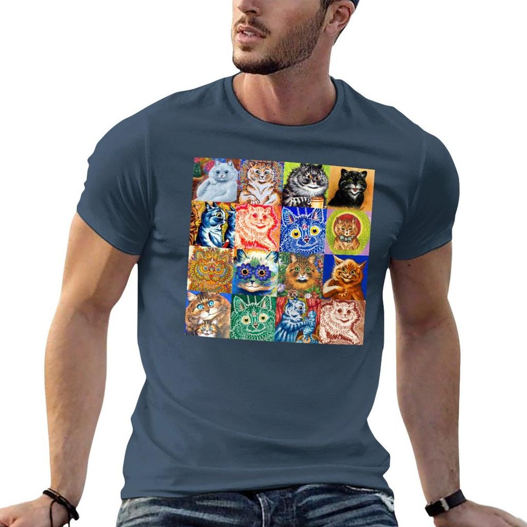 Hd Louis Wain Cats Tshirt Plus Size Nonshrink Tshirt