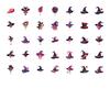 Cartoon Decals Gothic Witch Stickers Stationery Stickers For Car Sticker Fridge