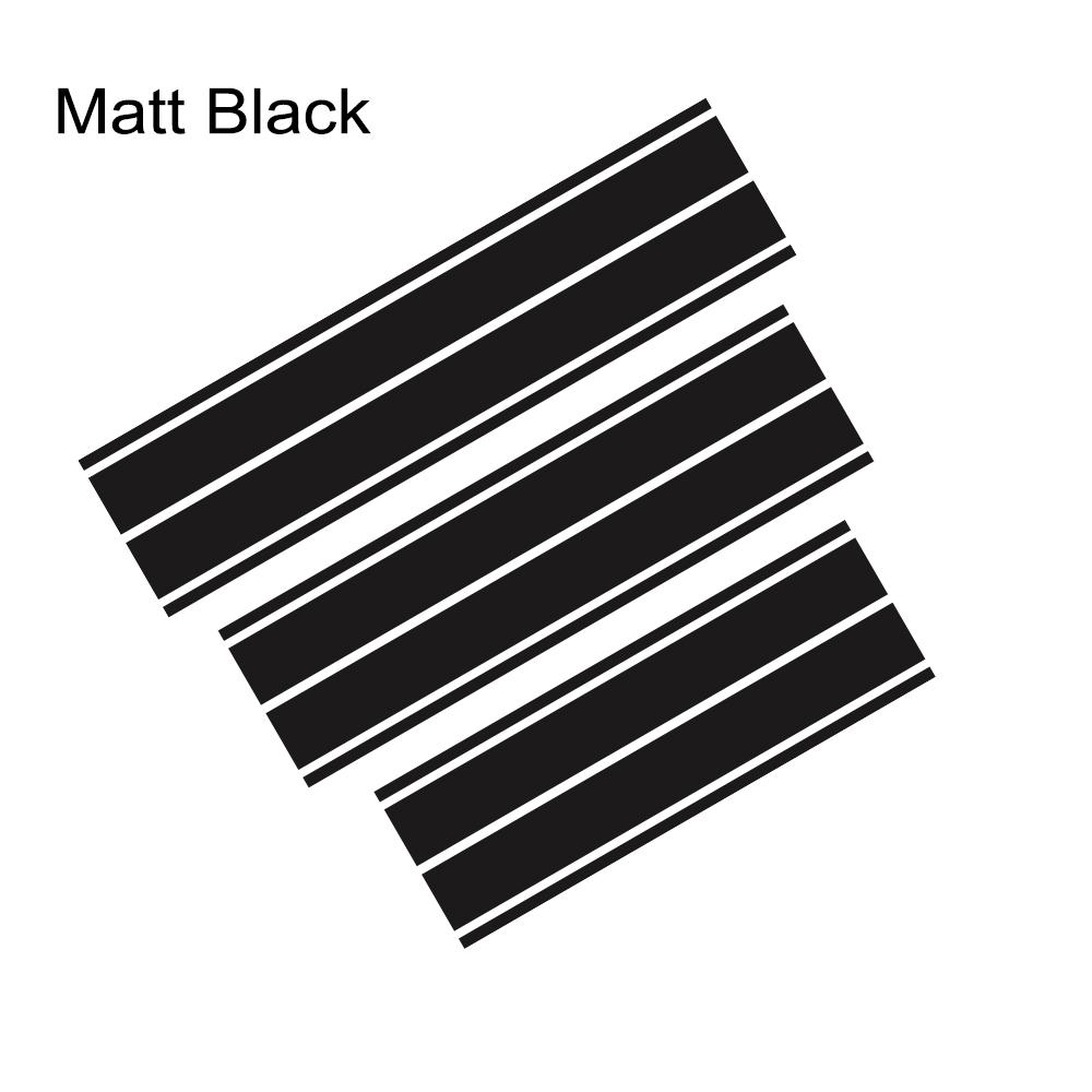 Комплект наклеек-полос для капота, крыши и задней части багажника автомобиля для Dodge Challenger SXT RT в раллийном стиле, виниловые наклейки, аксессуары для автотюнинга