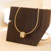 Necklace high-end sense waist zircon necklace women's light luxury niche autumn and winter design sense versatile simple explosion collarbone chain
