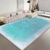 Однотонный Современный Большой Ковер для Гостиной Простой Стиль Противоскользящий Коврик для Дивана и Стола Легко Чистить Украшение Спальни Комнатный Ковер Пушистый