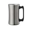Doshisha Mug Drinking Vacuum Insulated 600ml Black Handle