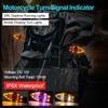 1 пара последовательных янтарных мотоциклетных светодиодных указателей поворота, индикаторы DRL, стоп-сигнал для мотоцикла, электронного велосипеда, скутера
