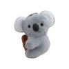 Delightful Koala Plush Keychain Fashionable Keyring Soft And Huggable Design