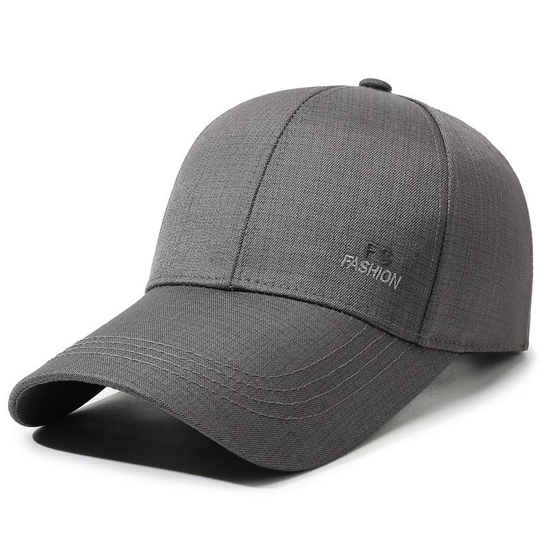 Spring Men'S Extended Brim Cap Outdoor Leisure Sun Protection Visor Middle-Aged Men'S Sports Versatile Hat