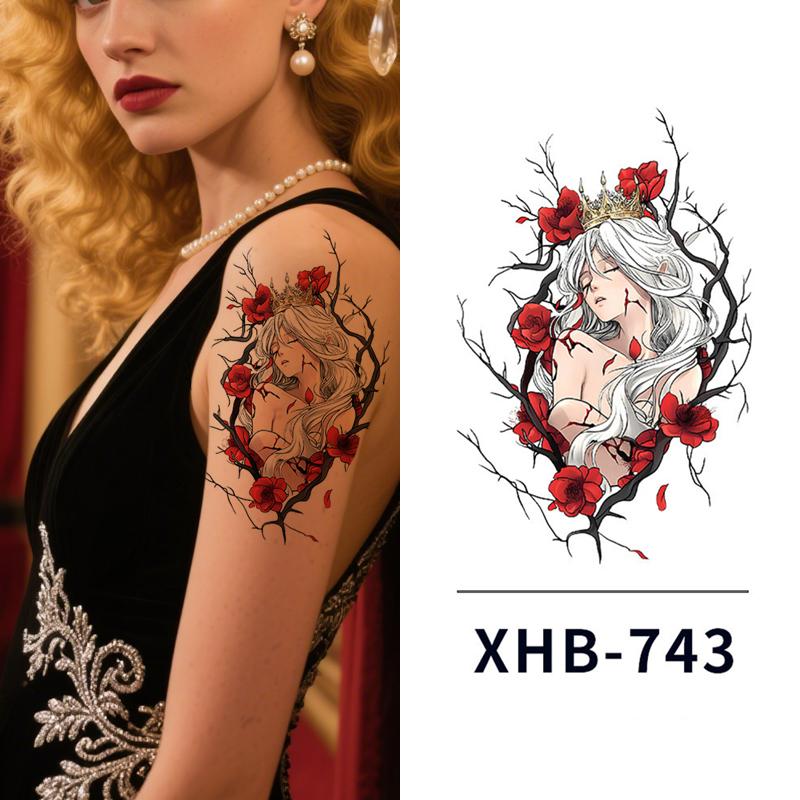 Body Shoulder Arm New Designs Skin Safe Non-toxic Temporary Tattoo/ Tatto/ Tatoo/ Tato Stickers Men